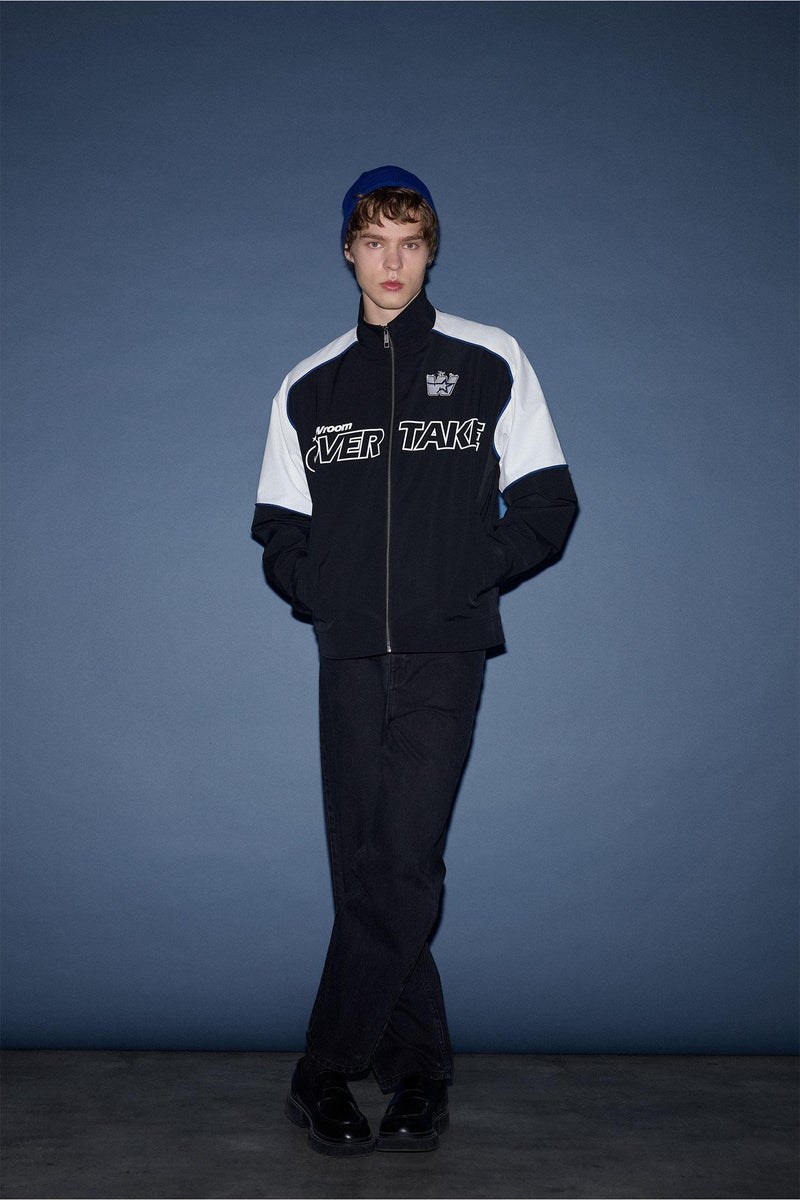 DeFacto Black Man Oversize Fit Stand Collar Waterproof Jacket Casual - Image 2